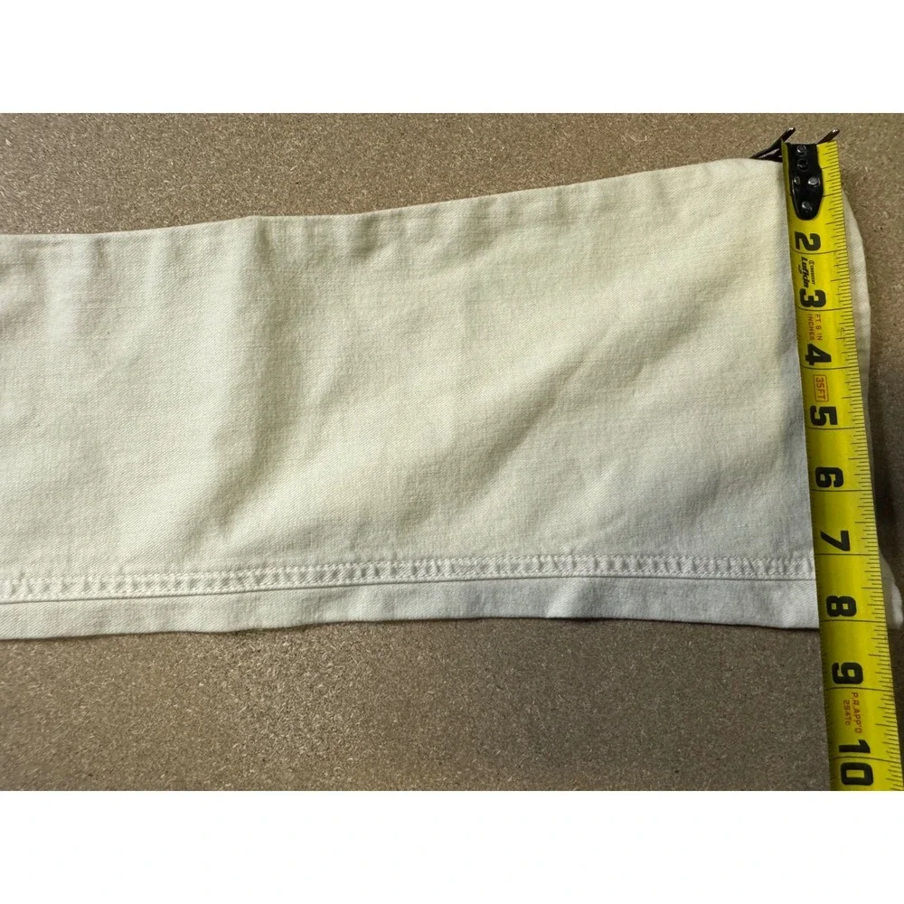 Mother The Runaway Flare Jeans‎ So Far Gone Ivory Off White Denim Size 29